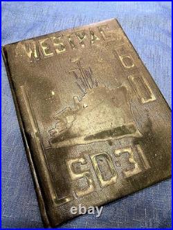 USS Point Defiance LSD-31 US Navy Collection Cruise Book & Flags LOT