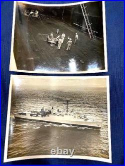 USS Point Defiance LSD-31 US Navy Collection Cruise Book & Flags LOT