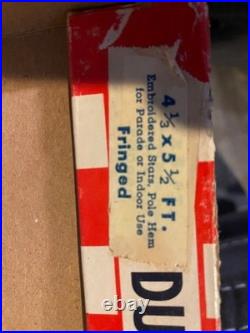 USS Point Defiance LSD-31 US Navy Collection Cruise Book & Flags LOT