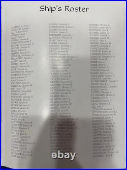 USS Point Defiance LSD-31 US Navy Collection Cruise Book & Flags LOT