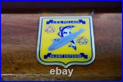 USS Pollack SSN-603 Submarine Model, US Navy, Scale Model, Mahogany, Permit Class