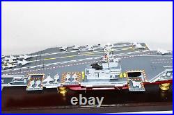 USS Ranger CV-61 Aircraft Carrier Model 36 inches, Navy, Scale Model, Mahogany, Forr