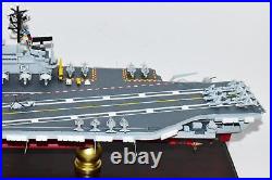 USS Ranger CV-61 Aircraft Carrier Model, Navy, Scale Model, Mahogany, Forrestal Clas