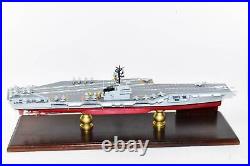 USS Ranger CV-61 Aircraft Carrier Model, Navy, Scale Model, Mahogany, Forrestal Clas