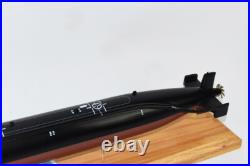 USS Ray SSN-653 Submarine Model, US Navy, Scale Model, Mahogany, Sturgeon Class