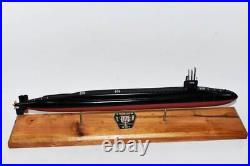 USS Rhode Island SSBN-740 Submarine Model, Navy, Scale Model, Mahogany, 20 inch, Ohio