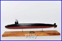 USS Rhode Island SSBN-740 Submarine Model, Navy, Scale Model, Mahogany, 20 inch, Ohio