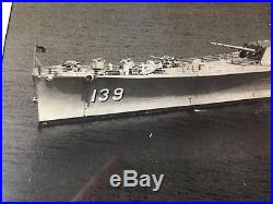USS SALEM (CA-139) Vintage B&W Photograph US Navy MEDITERRANEAN FLEET Flagship