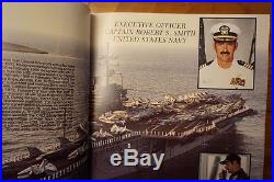 USS SARATOGA CV-60 Cruisebook of their 1984 Mediterranean Tour