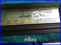 USS SEAHORSE SS -304 Submarine Franklin Mint signed by Slade Cutter