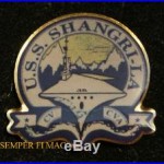 USS SHANGRI LA CV 38 CVA CVS US NAVY HAT PIN VIETNAM AIRCRAFT CARRIER CAG WING