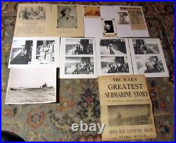 USS SS-194, Seadragon, WW2-Photo, Paper Officer Group, Submarine