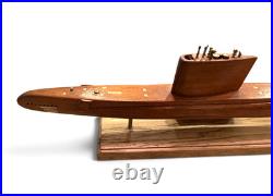 USS Salmon SS-573 Sailfish class 22 Handmade Mahogany Submarine Model