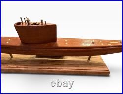 USS Salmon SS-573 Sailfish class 22 Handmade Mahogany Submarine Model