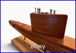 USS Salmon SS-573 Sailfish class 22 Handmade Mahogany Submarine Model