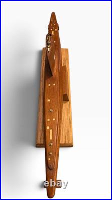 USS Salmon SS-573 Sailfish class 22 Handmade Mahogany Submarine Model