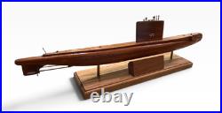 USS Salmon SS-573 Sailfish class 22 Handmade Mahogany Submarine Model