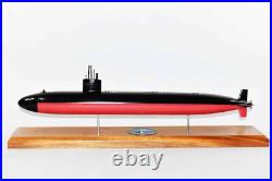 USS Salt Lake City (SSN-716) FLT I Submarine Model, Navy, Scale Model, Mahogany, 20 USS Salt Lake City (SSN-716) FLT I Submarine Model, Navy, Scale Model, Mahogany, 20