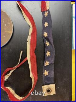 USS Saufley Commissioning Pennant U. S. Navy Destroyer WWII + Metal Plaque