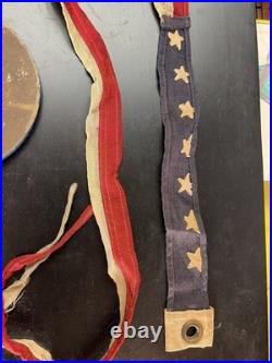 USS Saufley Commissioning Pennant U. S. Navy Destroyer WWII + Metal Plaque