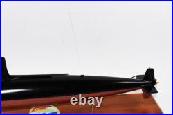 USS Scamp (SSN-588) Submarine Model, Navy, 20 Scale Model, Mahogany, Skipjack