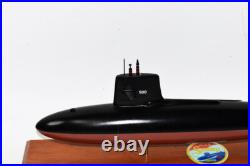 USS Scamp (SSN-588) Submarine Model, Navy, 20 Scale Model, Mahogany, Skipjack