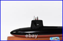 USS Shark (SSN-591) Submarine Model, Navy, 20 Scale Model, Mahogany, Skipjack