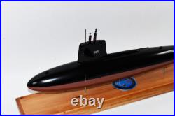 USS Skipjack (SSN-585) Submarine Model, Navy, 20 Scale Model, Mahogany
