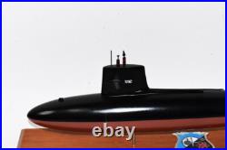 USS Snook (SSN-592) Submarine Model, Navy, 20 Scale Model, Mahogany, Skipjack
