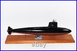 USS Snook (SSN-592) Submarine Model, Navy, 20 Scale Model, Mahogany, Skipjack