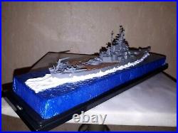 USS South Dakota (BB-57) ship model diorama