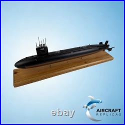 USS Spadefish (SSN-668) Submarine Wood Model, Sturgeon-Class BIG