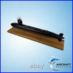 USS Spadefish (SSN-668) Submarine Wood Model, Sturgeon-Class BIG