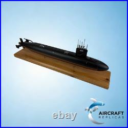 USS Spadefish (SSN-668) Submarine Wood Model, Sturgeon-Class BIG