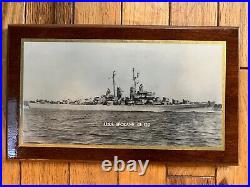 USS Spokane CL-120 World War II Mounted Photo (1947)