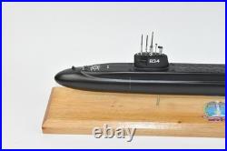 USS Stonewall Jackson SSBN-634 Submarine Model, Navy, Scale Model, Mahogany, 20