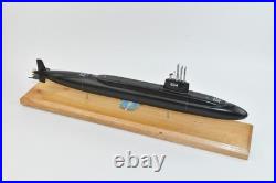 USS Stonewall Jackson SSBN-634 Submarine Model, Navy, Scale Model, Mahogany, 20