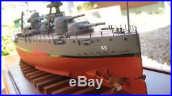 USS TEXAS BATTLESHIP MODEL MADE IN 1933 by SHIPWRIGHT CHARLES HINCKLEY WWI & WWI