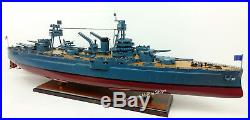 USS TEXAS (BB-35) Battleship Scale 1200 Handcrafted Wooden Ship Model