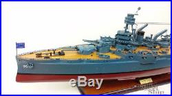 USS TEXAS (BB-35) Battleship Wooden Ship Model Scale 1200