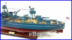 USS TEXAS (BB-35) Battleship Wooden Ship Model Scale 1200