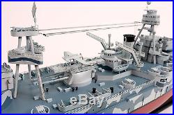 USS Texas BB-35 New York Class Battleship Camouflage 40 Wooden Ship Model