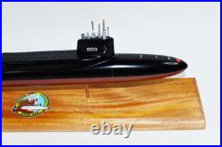 USS Theodore Roosevelt SSBN-600 Submarine, Navy, Scale Model, Mahogany, 20