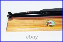 USS Theodore Roosevelt SSBN-600 Submarine, Navy, Scale Model, Mahogany, 20