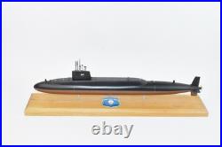USS Thomas A. Edison SSBN-610 Submarine Model, Navy, Scale Model, Mahogany, 20