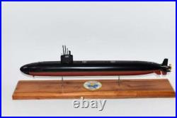 USS Toledo SSN-769 Submarine, Navy, Scale Model, Mahogany, 20 inch, LA Class