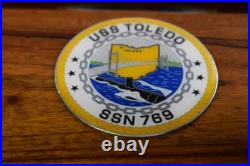 USS Toledo SSN-769 Submarine, Navy, Scale Model, Mahogany, 20 inch, LA Class