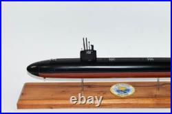 USS Toledo SSN-769 Submarine, Navy, Scale Model, Mahogany, 20 inch, LA Class