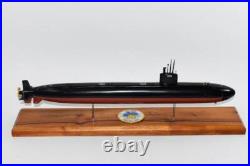 USS Toledo SSN-769 Submarine, Navy, Scale Model, Mahogany, 20 inch, LA Class