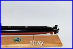 USS Topeka SSN-754 Submarine Model, Navy, Scale Model, Mahogany, 20 inch, LA Class
